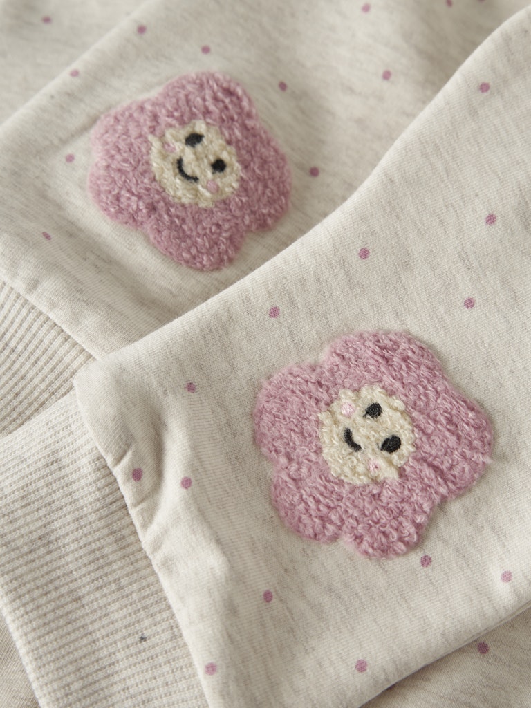 Sweatbyxa Prickar Blomma Luelle Beige