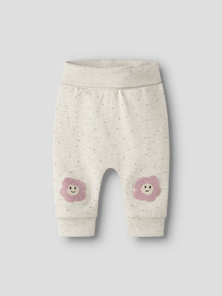Sweatbyxa Prickar Blomma Luelle Beige