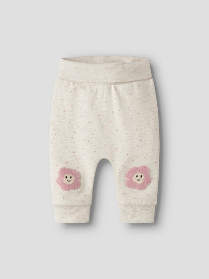 Sweatbyxa Prickar Blomma Luelle Beige