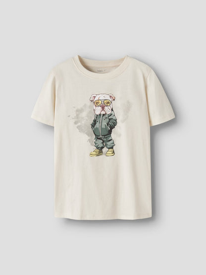 T-shirt Legu Hund Vit