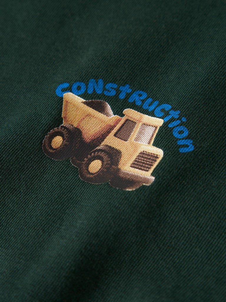 T-shirt Långärmad Lastbil Obrian Grön