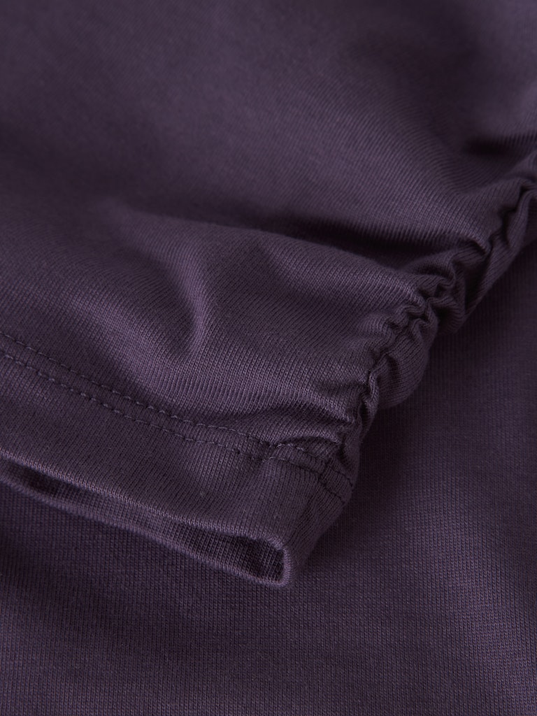 Topp Ofransa Långärmad Rynk Enfärgad Lila