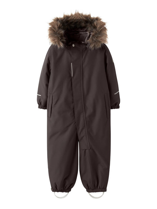 Vinteroverall Varmfodrad Vattentät Snow10 Enfärgad Brun