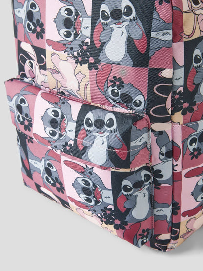 Ryggsäck Stitch Jynka Mönstrad Rosa