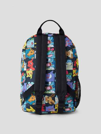 Ryggsäck Pokémon Jenka Mönstrad Blå