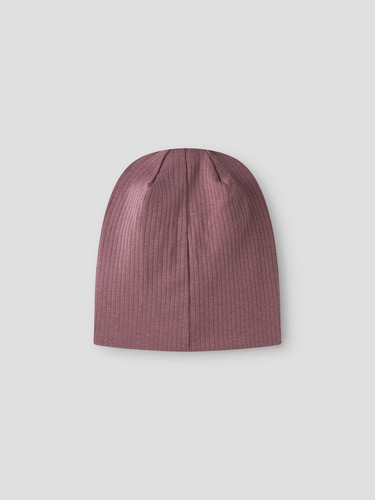 Mössa Mex M Ribbad Enfärgad Rosa