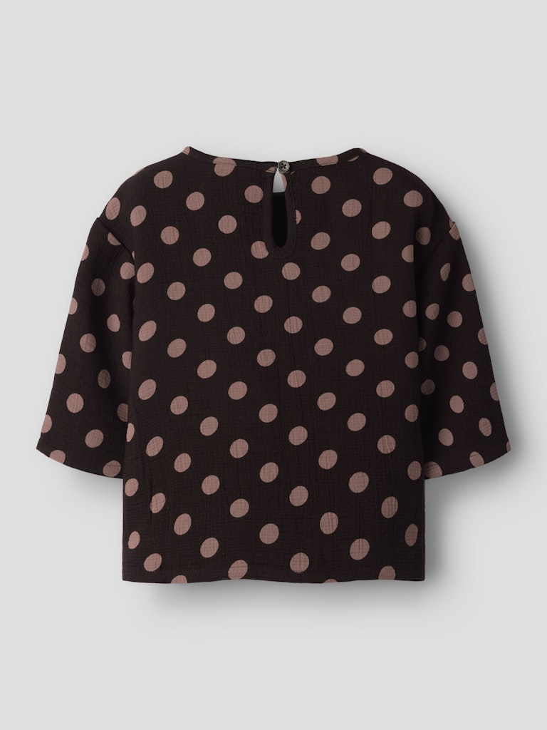 Blus Nina Prickar Brun/Rosa