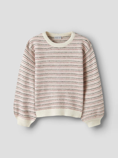 Stickad Tröja Noelle K Ränder Rosa