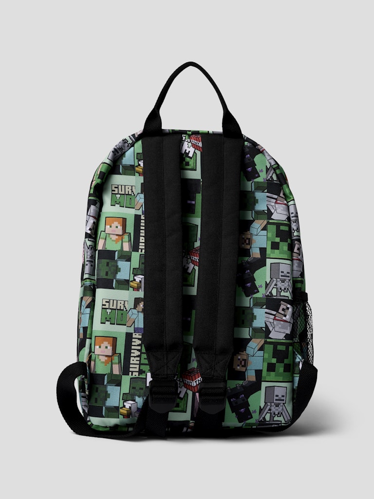 Ryggsäck Minecraft Jonk Mönstrad Svart