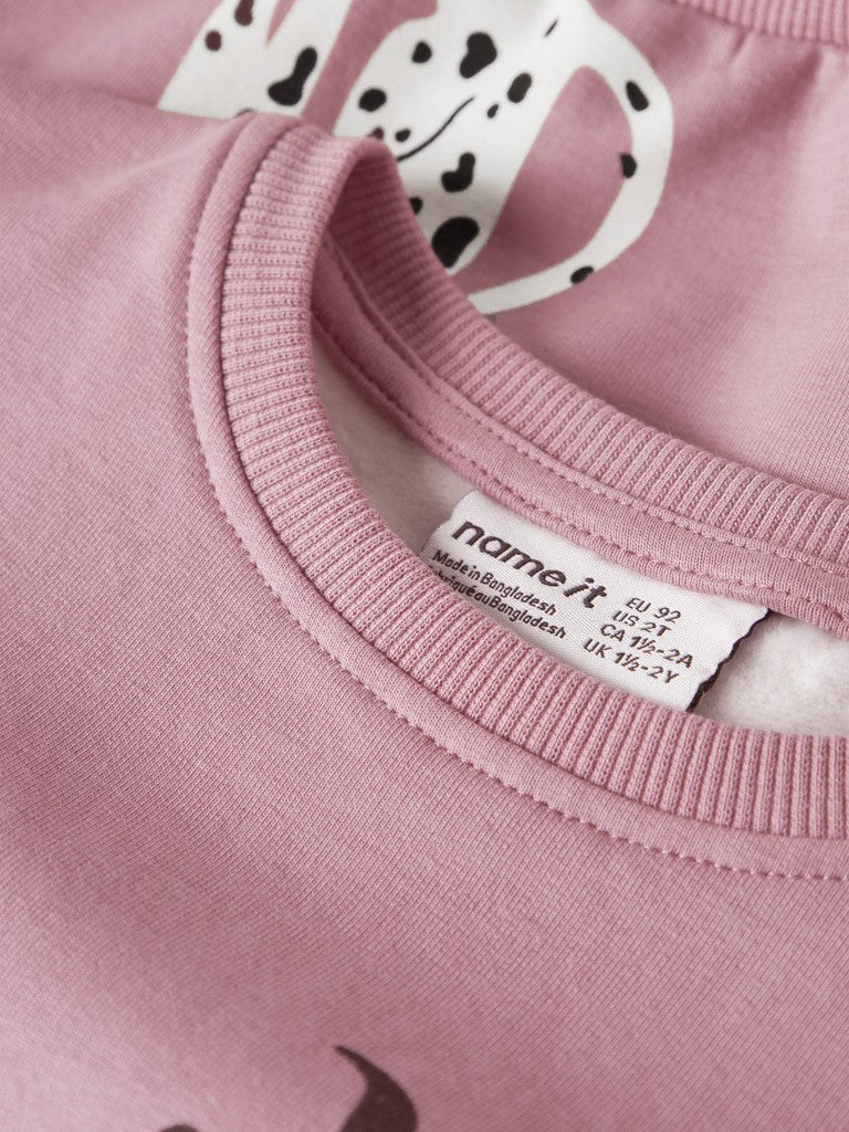 Sweattröja Ndopa Dalmatiner Hundar Rosa