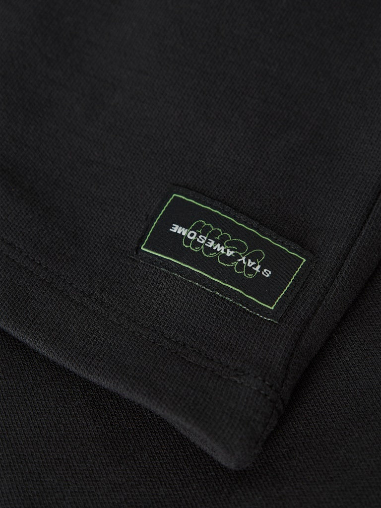 Skjorta Overshirt Enfärgad Niall Svart