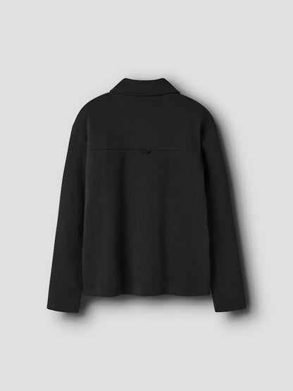 Skjorta Overshirt Enfärgad Niall Svart