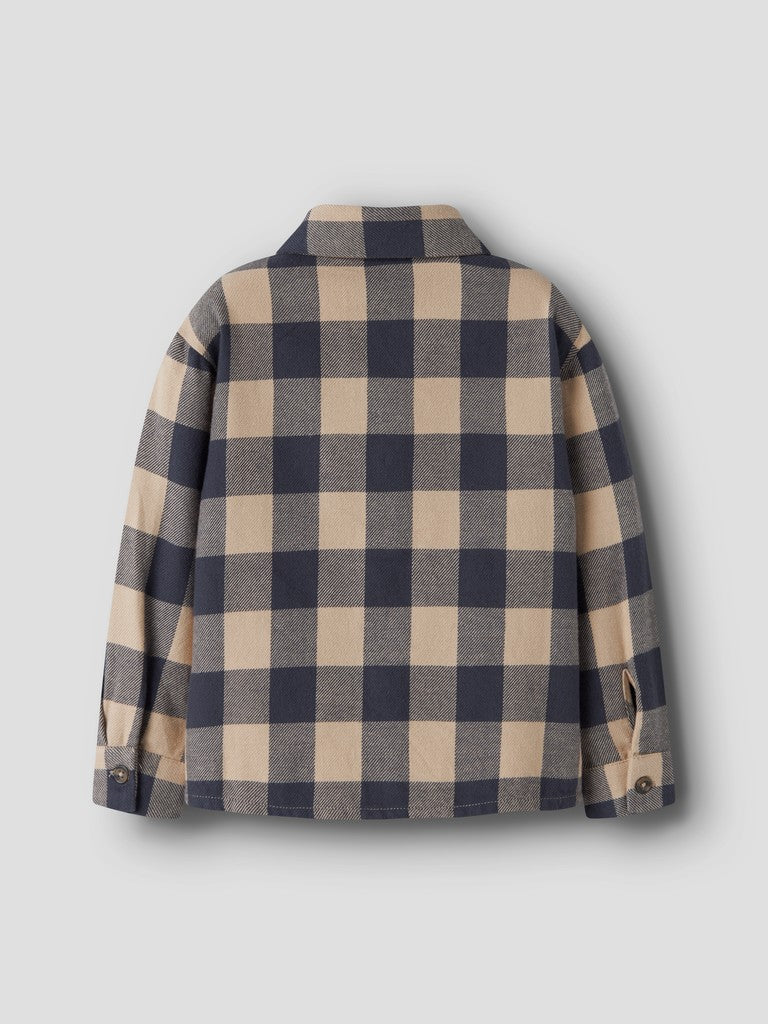 Skjorta Flanell M Rutig Noriel Blå/Beige