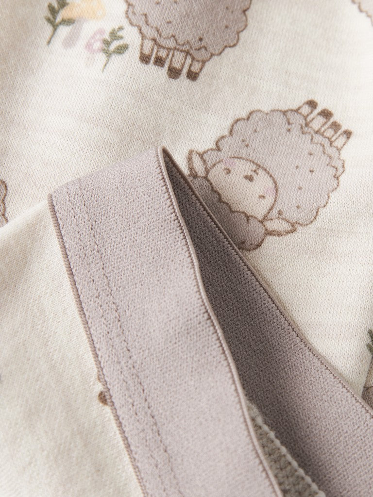 Leggings Merinoull/Bomull Wup Får Beige