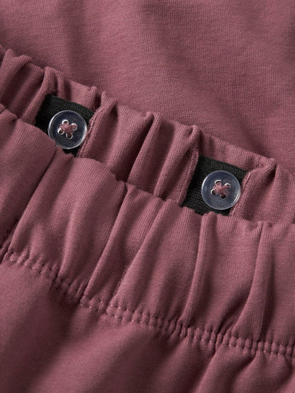 Kjol Norinni Enfärgad Rosa