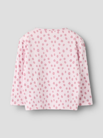 Långärmad Topp Greta Gris Glitter Amira Rosa