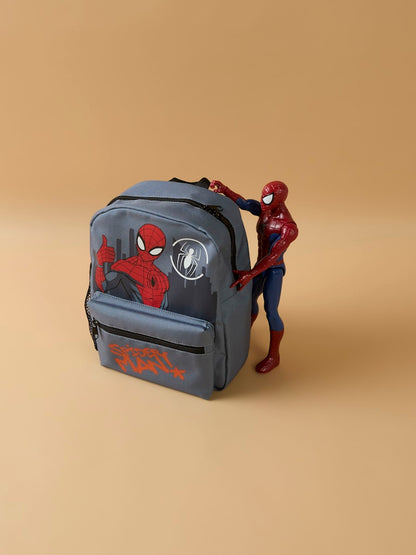 Ryggsäck Spiderman Arthur Mönstrad Blå