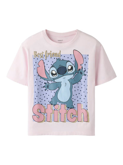 Topp Stitch Kortärmad Adara Rosa