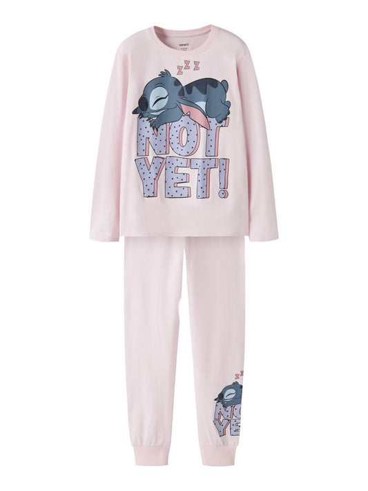 Pyjamas Stitch Anda 2-delad Rosa