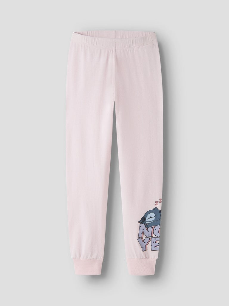 Pyjamas Stitch Anda 2-delad Rosa