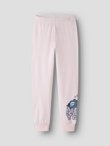 Pyjamas Stitch Anda 2-delad Rosa