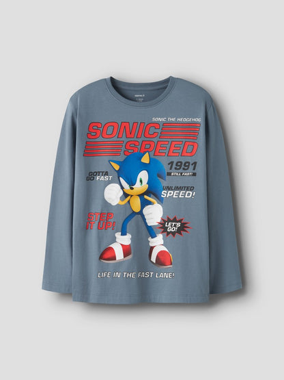 T-shirt Sonic Långärmad Atti Blå