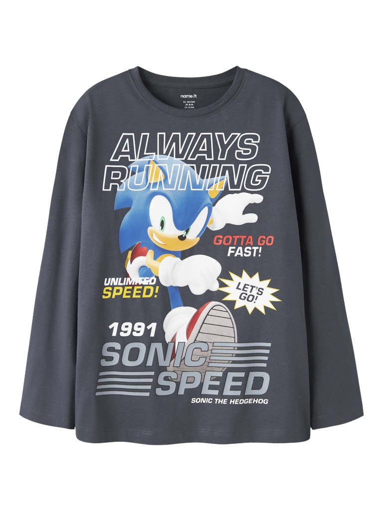 T-shirt Sonic Långärmad Atti Blå