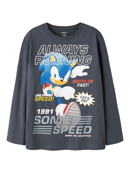 T-shirt Sonic Långärmad Atti Blå