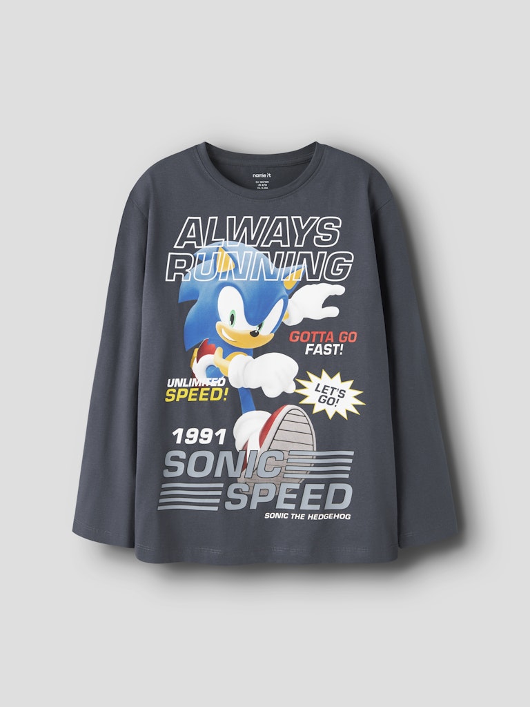 T-shirt Sonic Långärmad Atti Blå