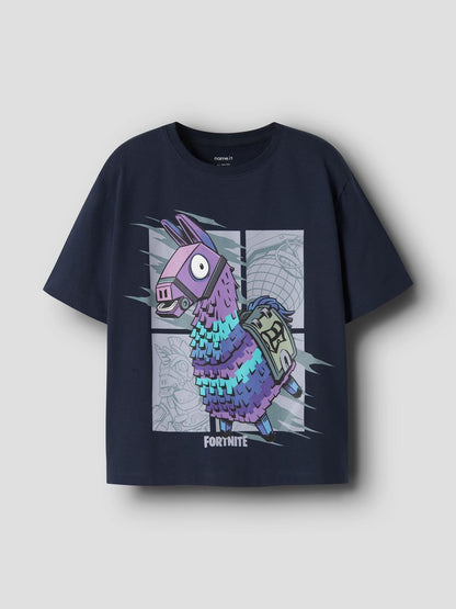 T-shirt Fortnite Amos Blå
