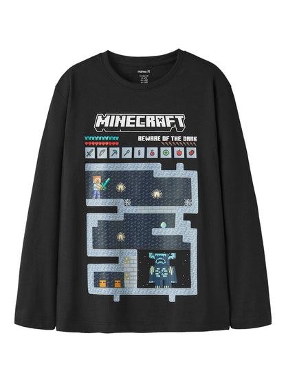 Långärmad Topp Minecraft Ar Svart