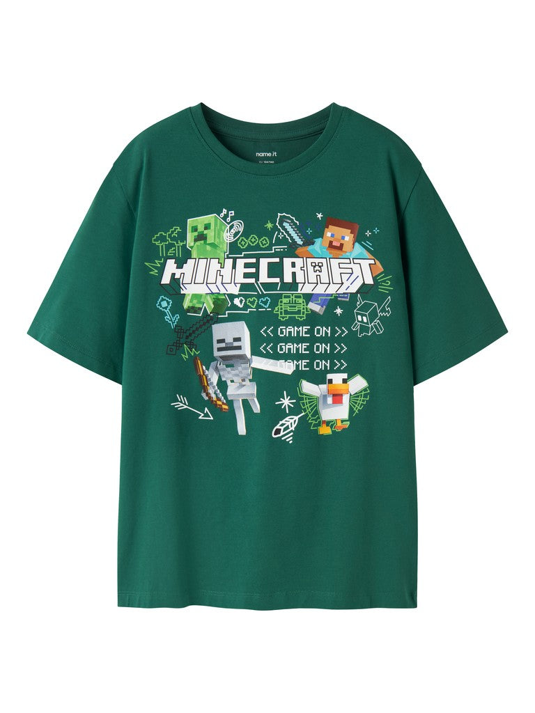 T-shirt Minecraft Kortärmad Sena Grön