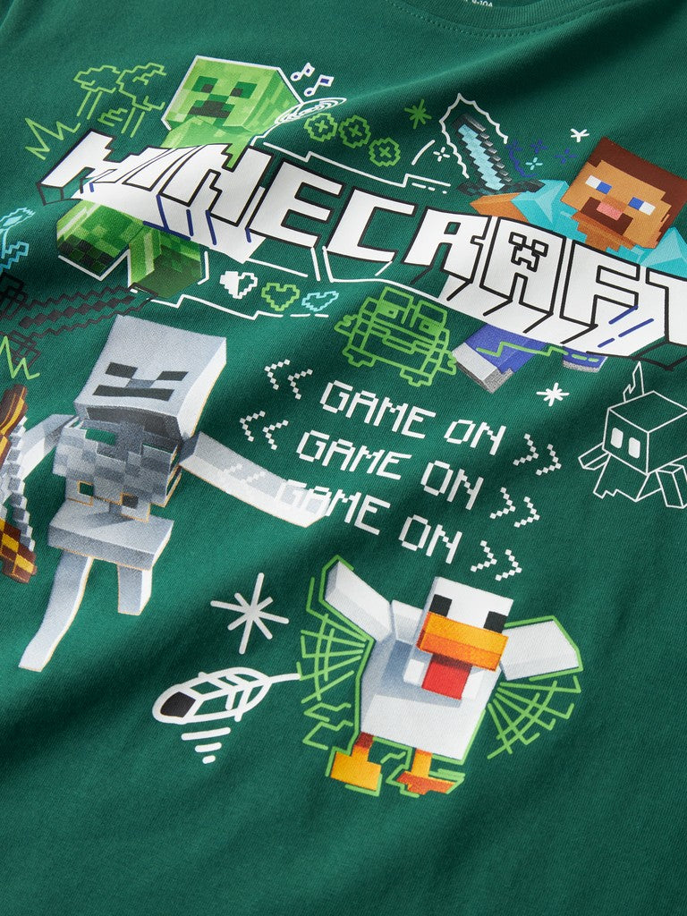 T-shirt Minecraft Kortärmad Sena Grön