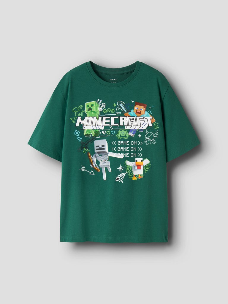 T-shirt Minecraft Kortärmad Sena Grön