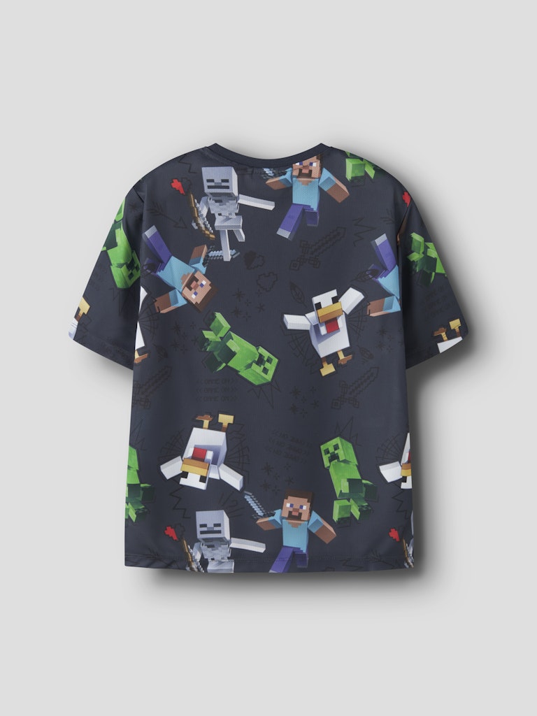 T-shirt Minecraft Stef Poly Blå