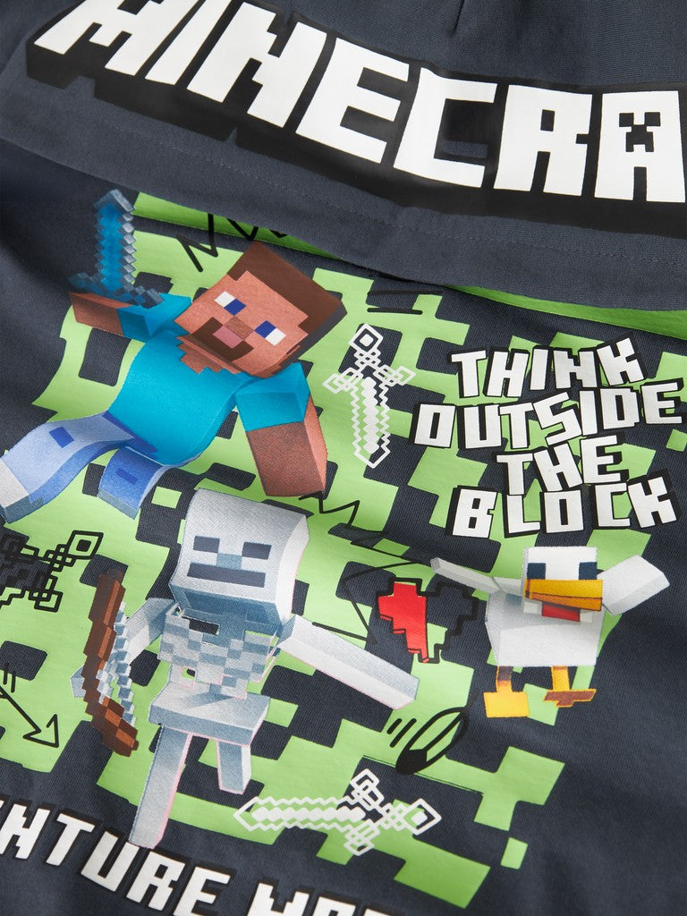 Hoodie Minecraft Blå