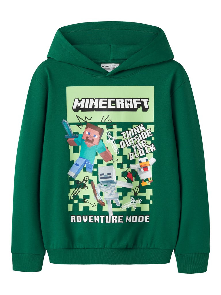 Hoodie Minecraft Salva Grön