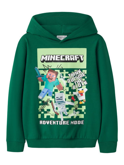 Hoodie Minecraft Salva Grön