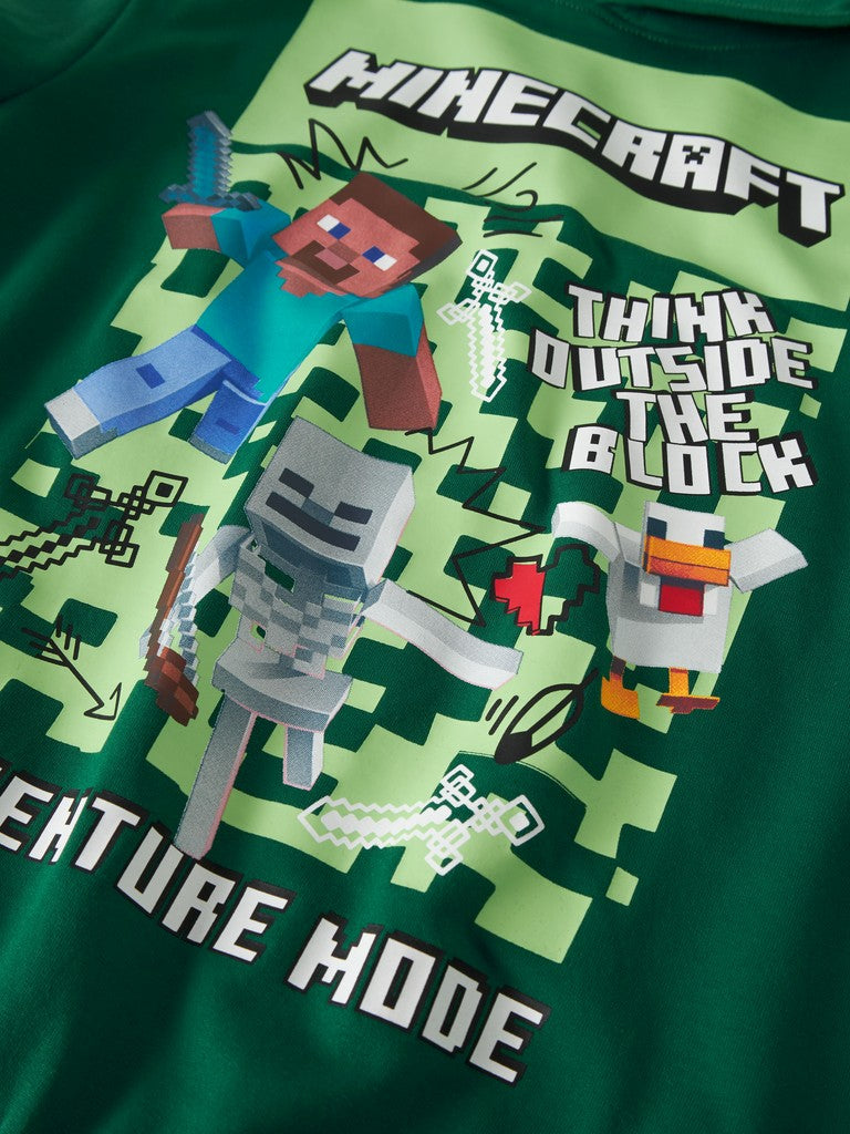 Hoodie Minecraft Salva Grön