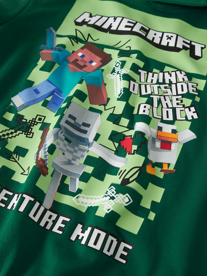 Hoodie Minecraft Salva Grön