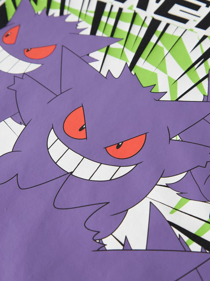 T-shirt Pokémon Kortärmad Gengar Sixth Svart