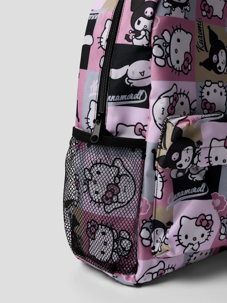 Ryggsäck Hello Kitty Mönstrad Rosa