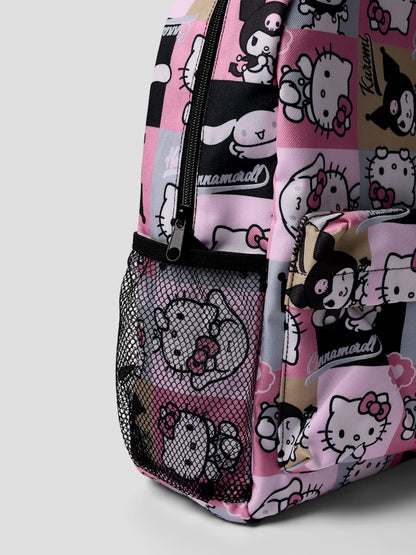 Ryggsäck Hello Kitty Mönstrad Rosa