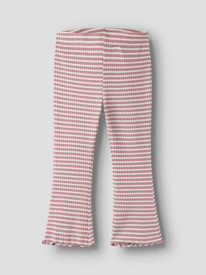 Bootcut Byxa/Leggings Vemma Ribbad Randig Rosa