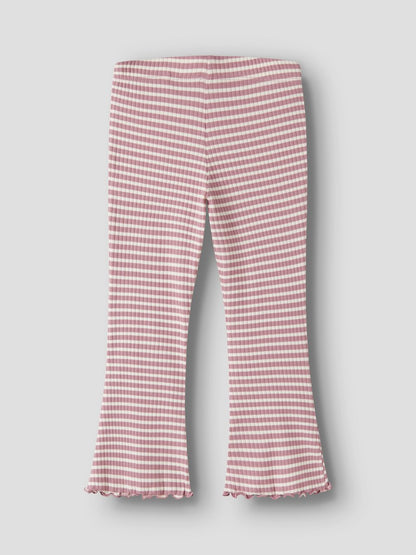 Bootcut Byxa/Leggings Vemma Ribbad Randig Rosa