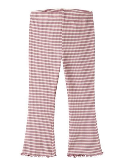 Bootcut Byxa/Leggings Vemma Ribbad Randig Rosa