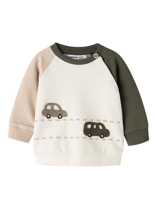 Sweattröja Bilar Omand Beige