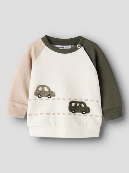 Sweattröja Bilar Omand Beige
