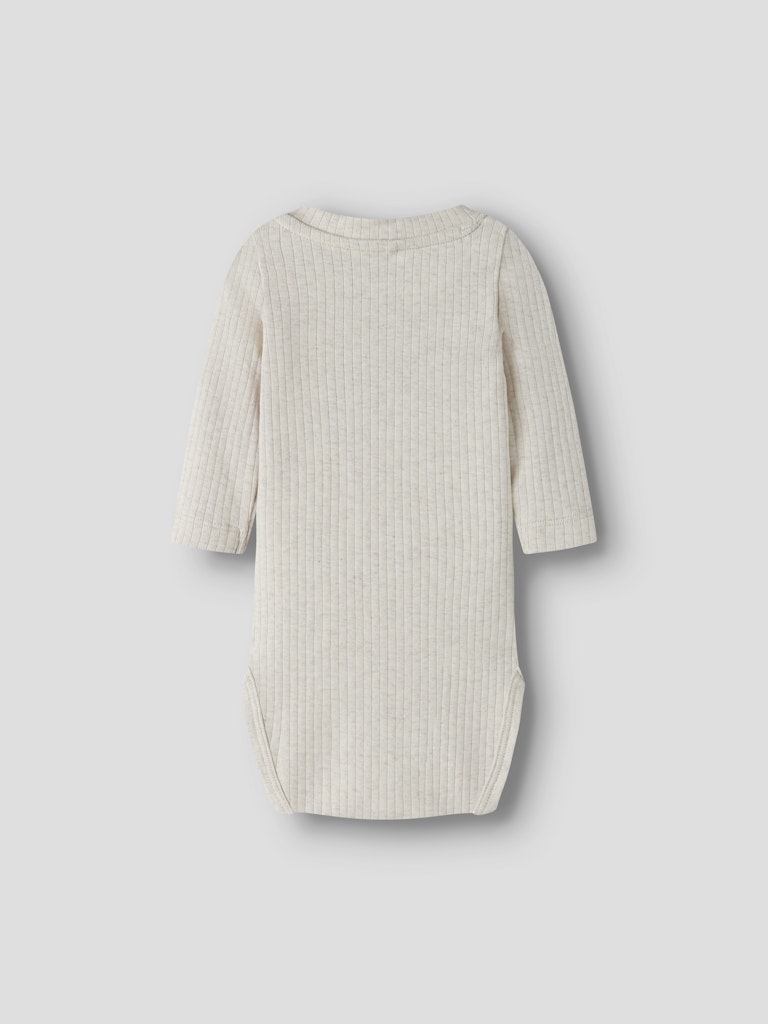 Body Långärmad Olander Ribbad Bil Beige