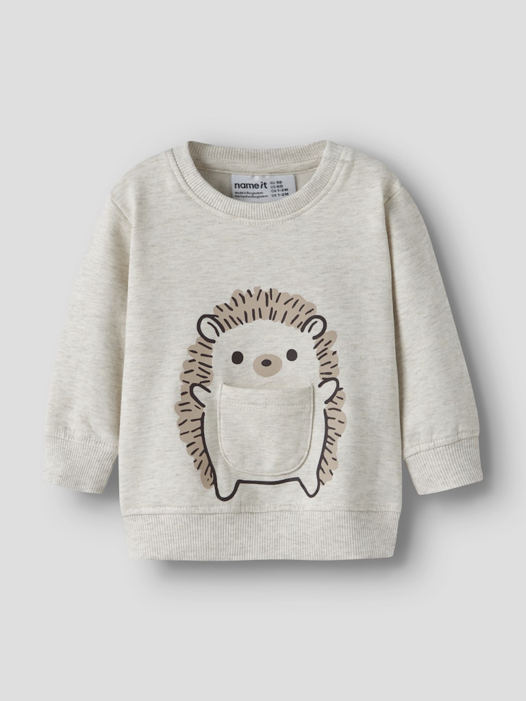 Sweattröja Igelkott Obbas Beige